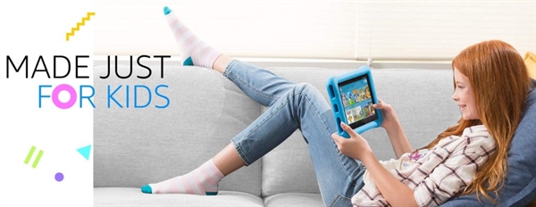 KindleShop Kindle Fire HD 10 - Kids Edition lavet specielt til børn